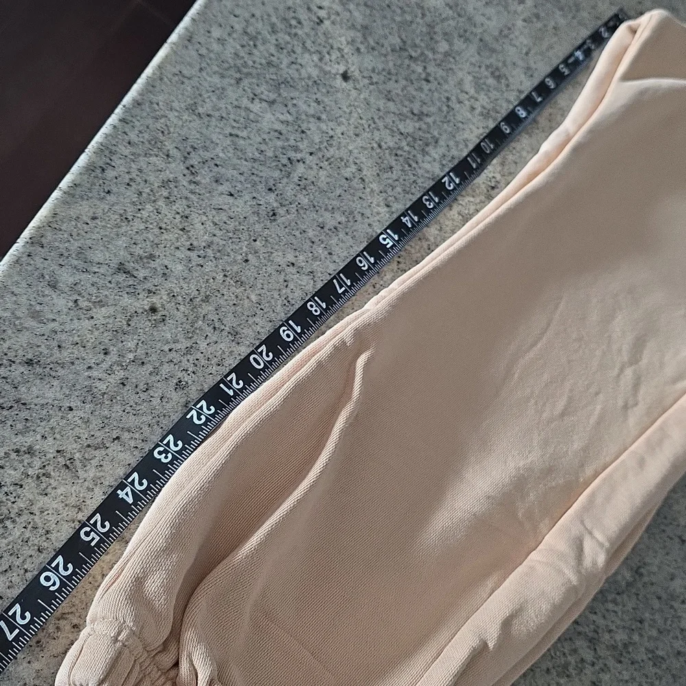 WeWoreWhat Beige Tan French Terry Knit Hoodie & Pant Set! - Picture 14 of 16